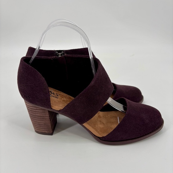 Toms Womens Genuine Suede Milan Dress Casual Shoes Size 8 - Picture 10 of 15